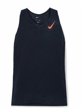 NIKE RUNNING - AeroSwift Slim-Fit Perforated Dri-FIT ADV Tank Top